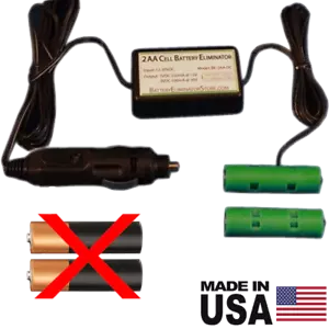 General Aviation Headset Battery Eliminator 2 AA - 12/24 Volts DC Powered - Picture 1 of 5