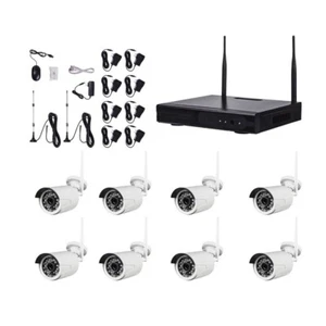*OPEN BOX* Metra Home Theater SPY-NVR8720W 8-Channel Router & 8 Wireless Cameras - Picture 1 of 8