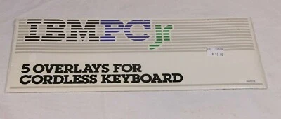 NOS IBM PCjr 5 Overlays for Cordless Keyboard - Sealed See Pics - Image 1 of 4