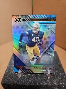 2020 Panini XR Rookie Auto /199 Julian Okwara #197 Rookie Auto RC - Picture 1 of 3