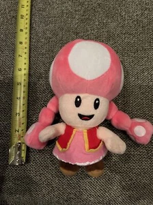 MARIO PARTY PLUSH ALL STAR TOADETTE PINK TOAD HUDSON SOFT 2011 NINTENDO! a168 - Picture 1 of 6