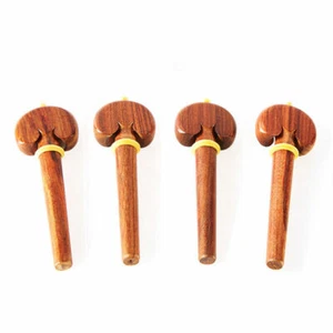 4/4 Cellostifte Stift Buchsbaum Kragen passt in voller Größe Rosenholz Holz - Bild 1 von 1