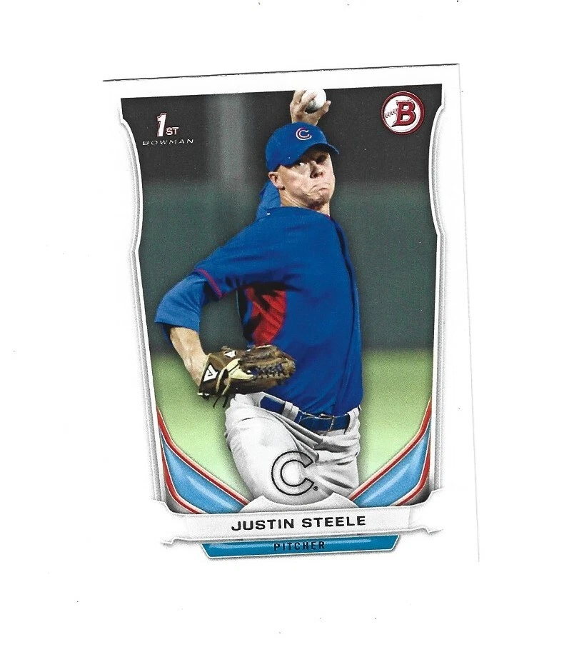 2014 Bowman Draft #DP120 Justin Steele  CHICAGO CUBS - Image 1 of 1