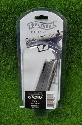 Cargador Walther P22 .22 LR Estándar 10 Rondas Mag sin Reposadaños - 512602 Foto 1 de 4