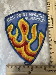 Toppa vigili del fuoco West Point Georgia vintage - Foto 1 di 2