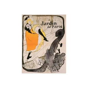 Stampa su Tela su Carta Poster o Quadro Henri Toulouse-Lautrec Jane Avril Poster - Imagen 1 de 2