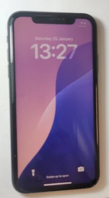 Apple iPhone XR A2105 128GB Black Unlocked iOS 18.1 - 78%BH Working Well #521F - Image 1 of 4