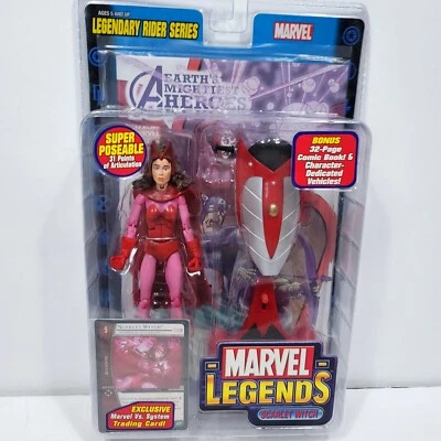 Marvel Legends Bruja Escarlata Legendaria Jinete Serie Figuras de Acción Nuevo Cómic Foto 1 de 4