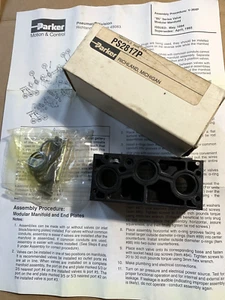 *NEW* Parker PS2817P Manifold Base Kit "Made In USA" - Picture 1 of 12