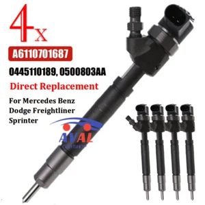 4PACK Diesel Injector 0445110250 For FORD Ranger MAZDA BT-50 WLAA-13-H50 - Picture 1 of 6