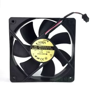 ADDA AD1212HB-A73GL 120*120*25MM 12cm 12V 0.37A computer case cooling fan - Picture 1 of 2