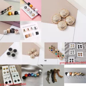 Women Strong Magnetic Pin Brooch Clip Pins Hijab Scarf Headscarf Shawl Multi Use - Picture 1 of 107