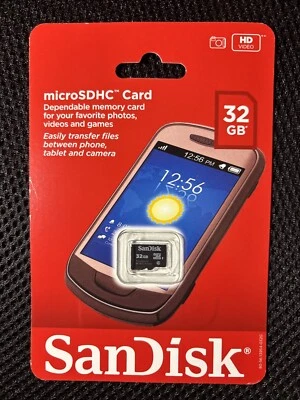 SanDisk 32gb Class 4 microSDHC Memory Card - Image 1 of 2
