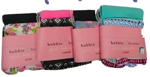 Paquete de 2 pantalones cortos de bicicleta para niñas patrón y talla nuevos Bobbie Brooks - Imagen 1 de 6
