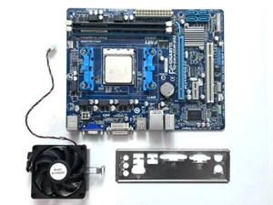 Gigabyte GA-A55M-DS2 + panel + AMD A4-3300 with APU + cooler + 8GB DDR3 - Zdjęcie 1 z 2