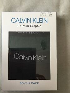 calvin klein boys boxers 12 - 14 yrs Twin Pack