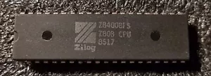 ZILOG Z80B CPU Chip für Commodore 128/ZX Spectrum Originalteil 6 Mhz - Bild 1 von 3