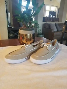 Levi's 51734194B Upper Tan Canvas Sneakers Shoes US13 New - Picture 1 of 6