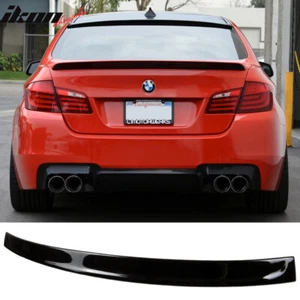 Fits 11-16 BMW 5 Series F10 3D Style Rear Roof Spoiler Painted Jet Black # 668 - Picture 1 of 6