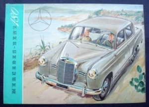 MERCEDES BENZ TYPE 180 Car Sales Brochure 1953-54 #XI 53 40 F GERMAN TEXT - Picture 1 of 3