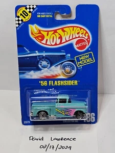 Vintage Hot Wheels #136 '56 FLASHSIDER with ultra hot wheels from 1990 - Picture 1 of 5
