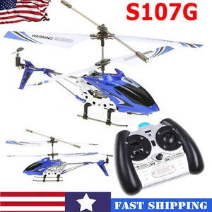 Mini RC Helicopter 3.5CH Remote Control Helicopter w/ Gyro Toy For Kids S107G - Picture 1 of 12