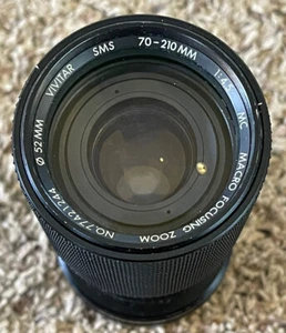 Vivitar 70-210mm f/4.5 Macro-Focusing Zoom Lens w/Canon FD Mount - Picture 1 of 4