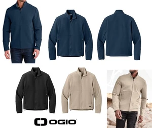 MEN'S OGIO DYNAMIC DESIGN SOFT SHELL JACKET, RESISTS RAIN & WIND, POCKETS XS-4XL - Picture 1 of 9