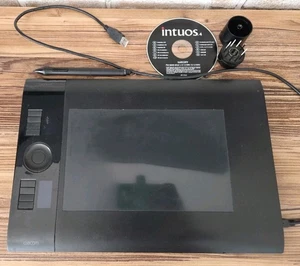 Wacom Intuos 4 PKT-640 Grafiktablet inklusive Stift, Stifthalter,Ersatzminen - Bild 1 von 7