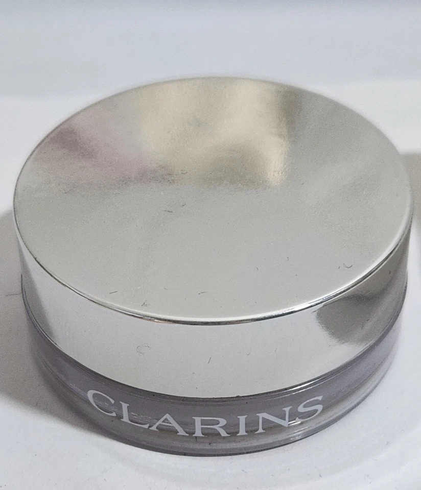 Clarins Ombre Cream-To-Powder Iridescent Eyeshadow Shade 08 Silver White 0.2oz - Image 1 of 3