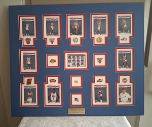 Display BD. of 1992 USA Gold Medal Olympic Dream Team Michael J, Magic J, L Bird - Bild 1 von 7