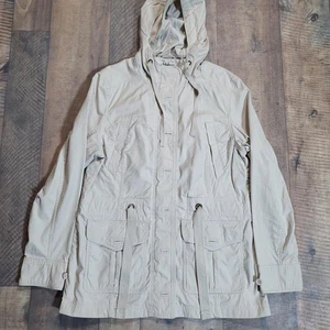 Vintage L.L. Bean Shell Windbreaker Jacket Womens Small Brown - Picture 1 of 8