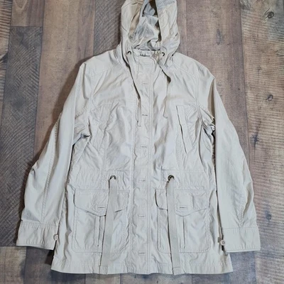 Vintage L.L. Bean Shell Windbreaker Jacket Womens Small Brown - Image 1 of 4