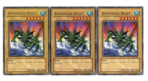 Yugioh - 3X Bestia Anfibia - Raro - Ilimitado - LON-008 - Juego Ligero - Imagen 1 de 1