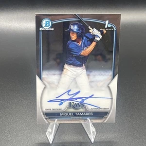 2023 Bowman Chrome Miguel Tamares Prospect Auto 1° #CPA-MT - Foto 1 di 2