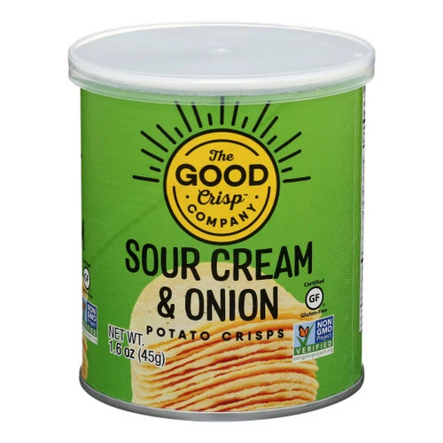 Potato Crisps Sour Cream And Onion 1.6 Oz(Case Of 12) By The Good Crisp Company - Image 1 of 1