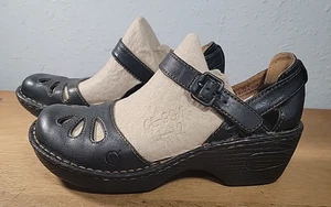 Born Strappy Buckle Up Sandals Black w/ Heels Size 6, 36.5 - Picture 1 of 10