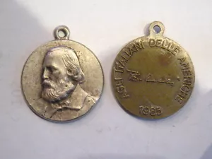 Medaille an die Italiener von Amerika Garibaldi 1985 - Bild 1 von 1