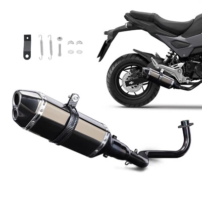 Cabezal de tubo silenciador de escape de montaje bajo deslizable para Honda MSX 125 Grom 2013-2025 Foto 1 de 4