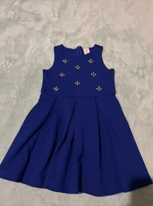 NWT Gymboree Best in Blue Size 5 Royal Blue Holiday Gem Dress - Picture 1 of 2