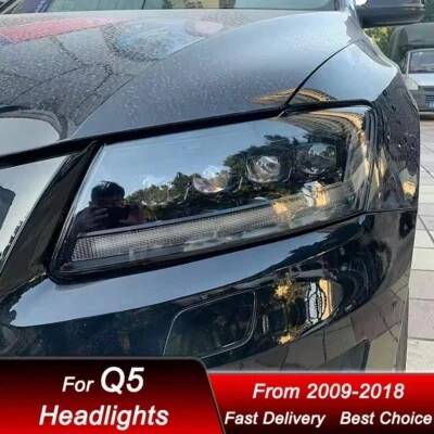 For Audi Q5 2009-2018 LED DRL Sequential Turn Signal LED Headlights Assembly - Image 1 of 4
