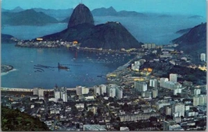 Postal Publicitaria PAN-AM WORLD AIRWAYS RÍO DE JANEIRO Brasil / Vista Aérea - Imagen 1 de 2