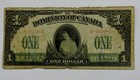 Dominion of Canada - Large Size $1 - Princess Patricia Banknote