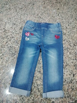 JEANS VIGOSS TALLA 24 MOS. CORAZONES LENTEJUELAS Foto 1 de 4