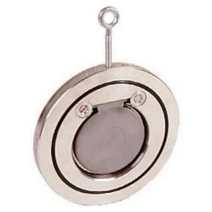 STAINLESS STEEL SWING CHECK VALVE - WAFER PATTERN- PTFE SEAT - Picture 1 of 1
