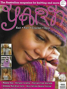 Yarn Magazine Modular Bag Knitwear Grading Spinning Rain Drop Cardigan 2010 - Picture 1 of 12