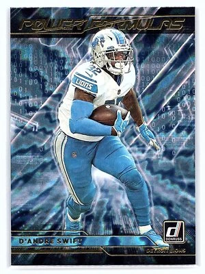 2021 Donruss #PF1 D'Andre Swift Power Formulas - Image 1 of 2