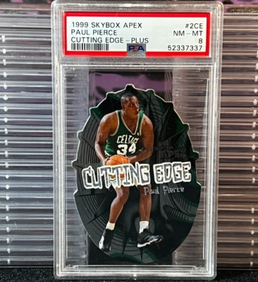 Skybox Apex Cutting Edge Plus 1999-00 Paul Pierce #2CE troquelado SP PSA 8 Foto 1 de 2