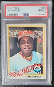 1978 Topps Baseball Joe Morgan #300 PSA 8 - Bild 1 von 2