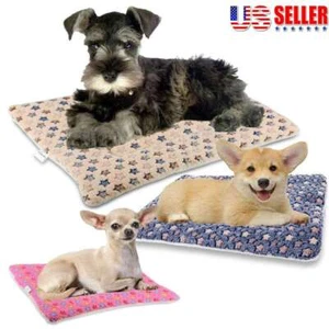 Pet Bed Mat Pad Dog Cat Kennel Crate Cozy Soft Sleeping Bed Cushion Pads S-XL - Picture 1 of 14